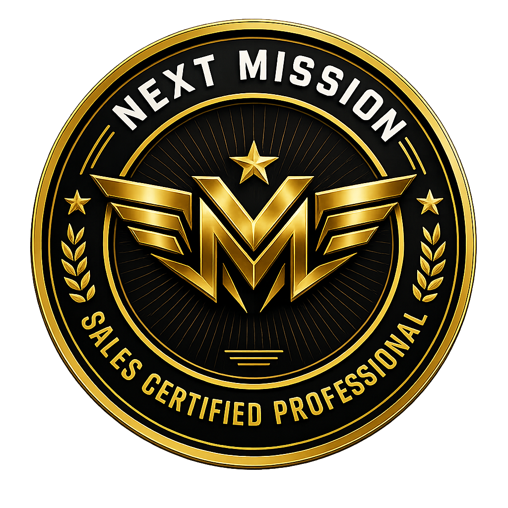 Next Mission Sales Certified Professional badge